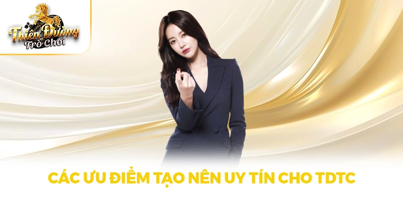 Các ưu điểm tạo nên uy tín cho TDTC
